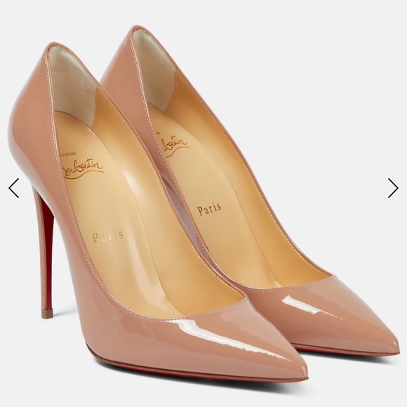 Like new beige louboutin pumps - Picture 1 of 4